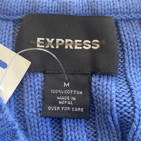 EXPRESS MENS RIBBED SWEATER/:CARDIGAN - Picture 7 of 8
